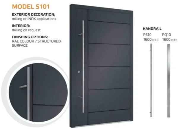 Hauseingangstür Solano 90 Modell S101