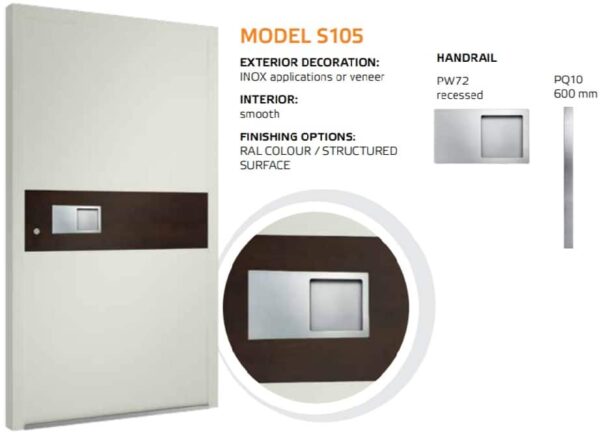 Hauseingangstür Solano 90 Modell S105