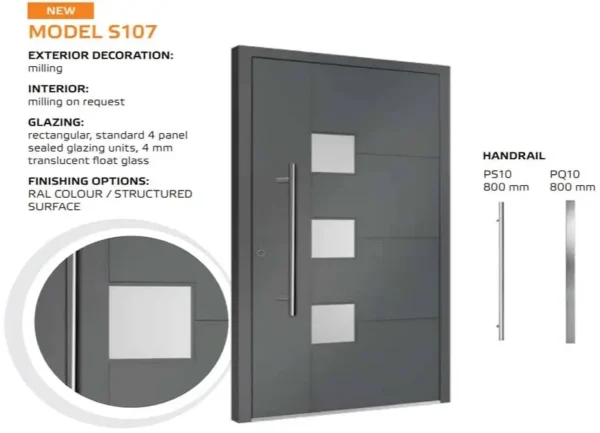Hauseingangstür Solano 90 Modell S107