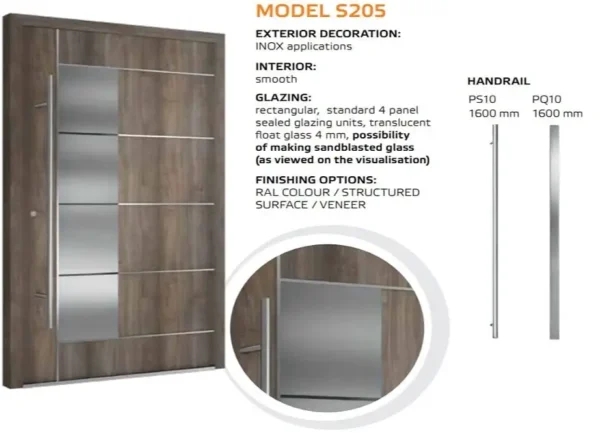 Hauseingangstür Solano 90 Modell S205