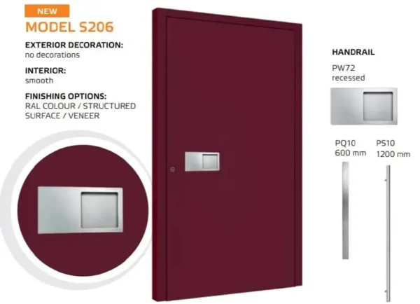 Hauseingangstür Solano 90 Modell S206