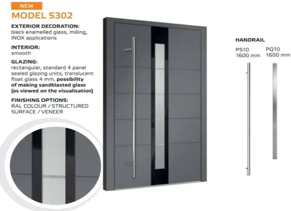 Hauseingangstür Solano 90 Modell S302
