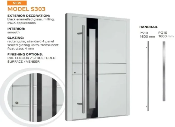 Hauseingangstür Solano 90 Modell S303