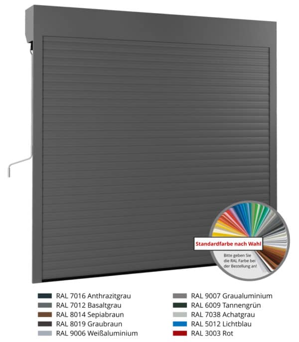 Rolltor 100E mit Abdeckblende – Bild 2